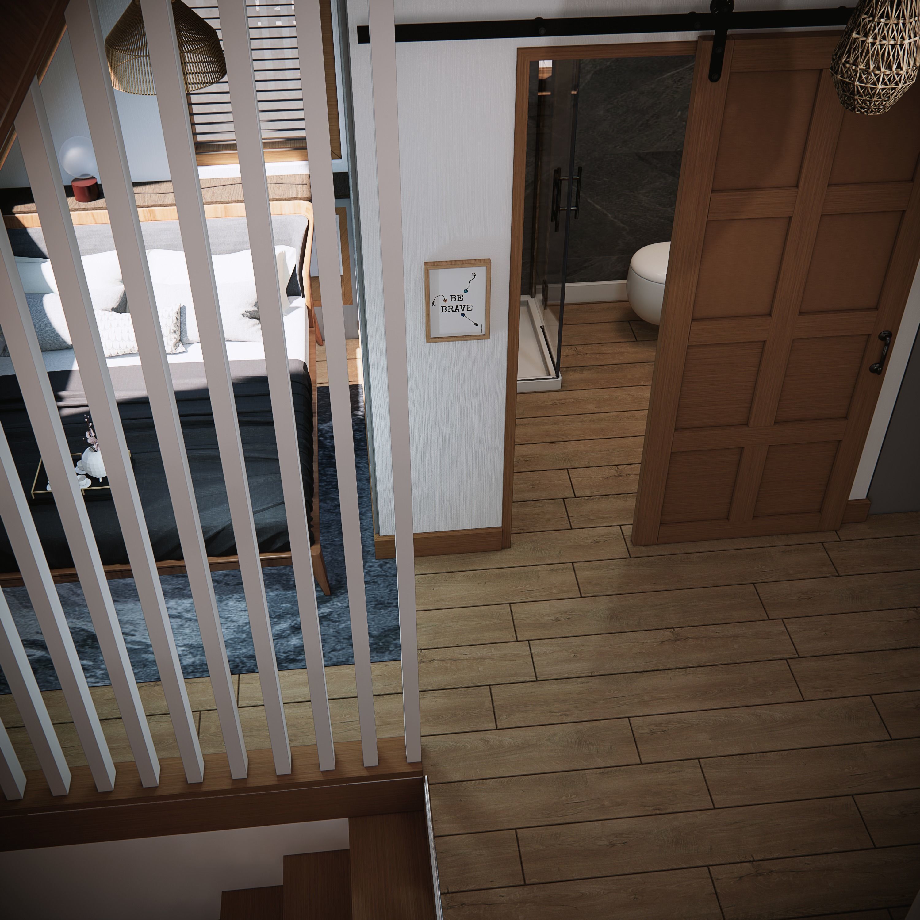 sketchup enscape render scene  Low-poly 3D model_14