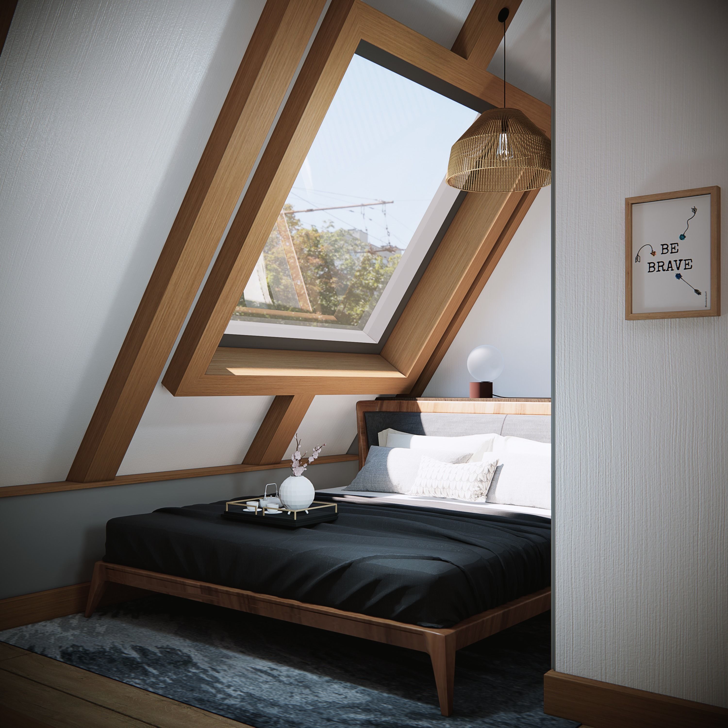 sketchup enscape render scene  Low-poly 3D model_12