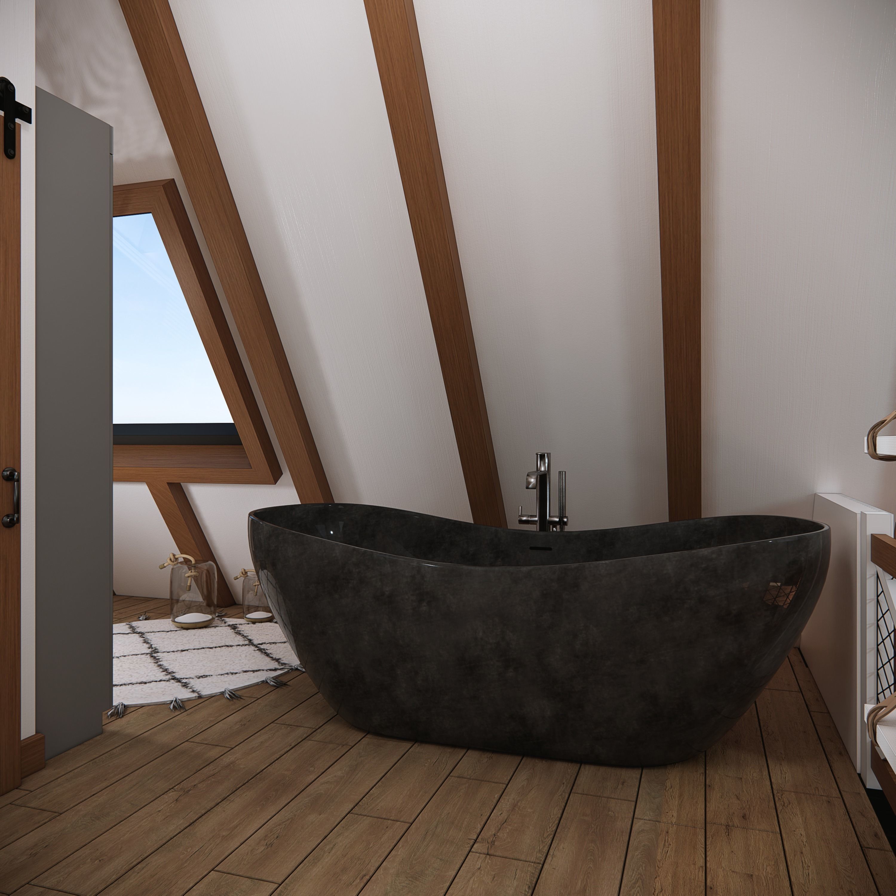 sketchup enscape render scene  Low-poly 3D model_24