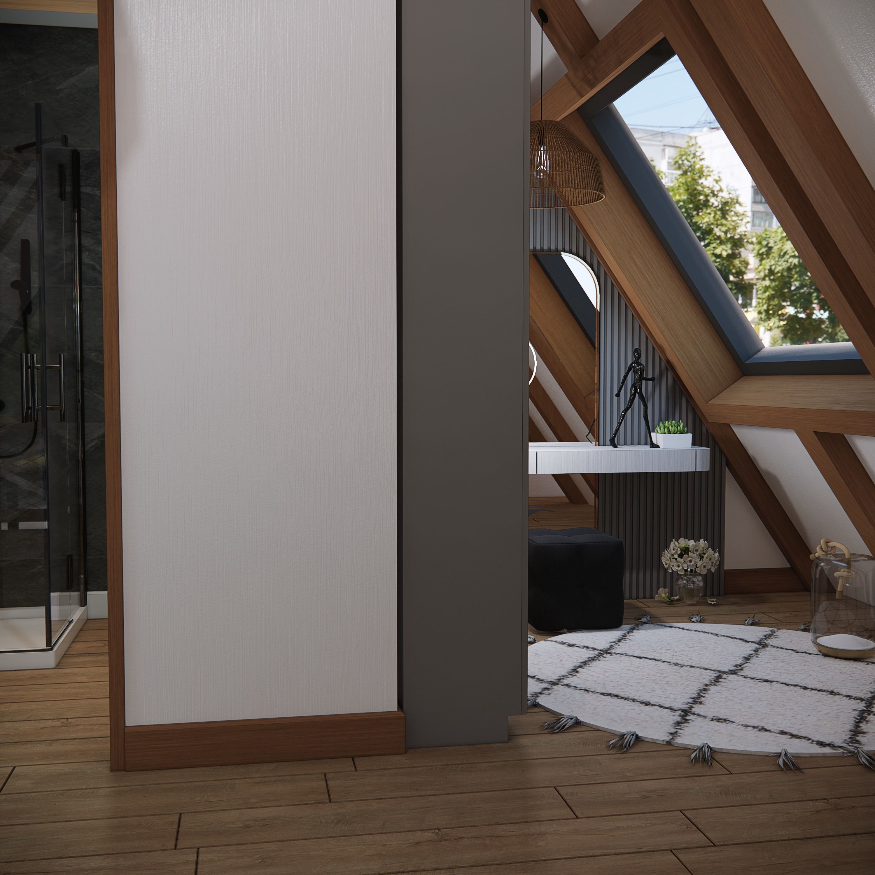 sketchup enscape render scene  Low-poly 3D model_15