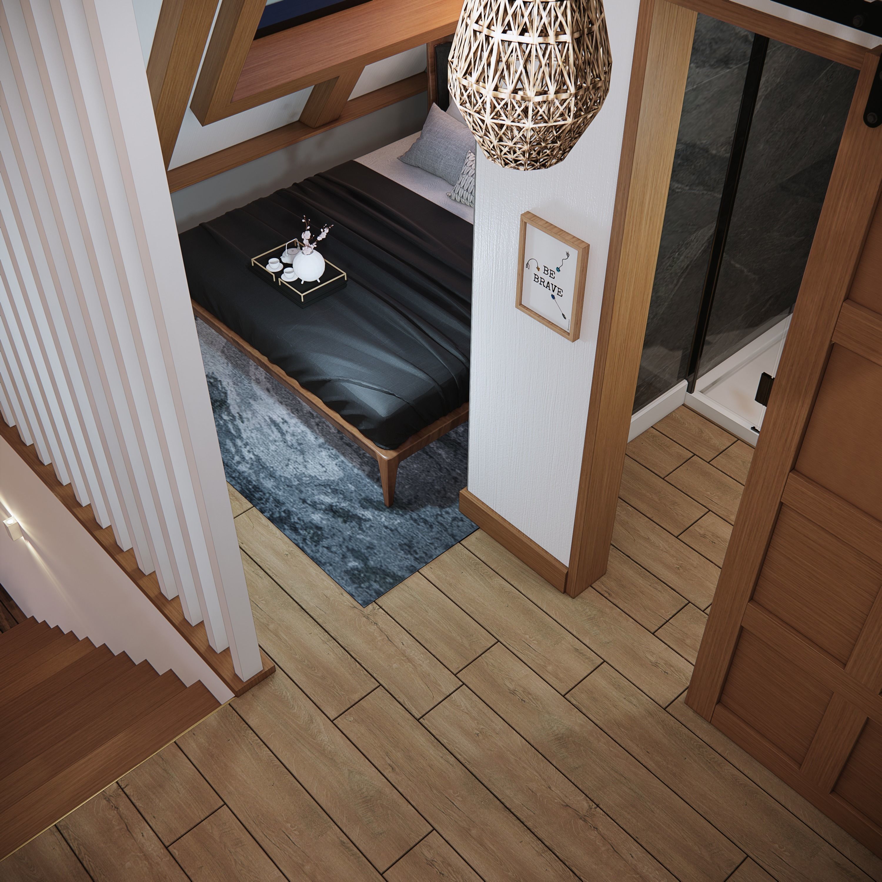 sketchup enscape render scene  Low-poly 3D model_34