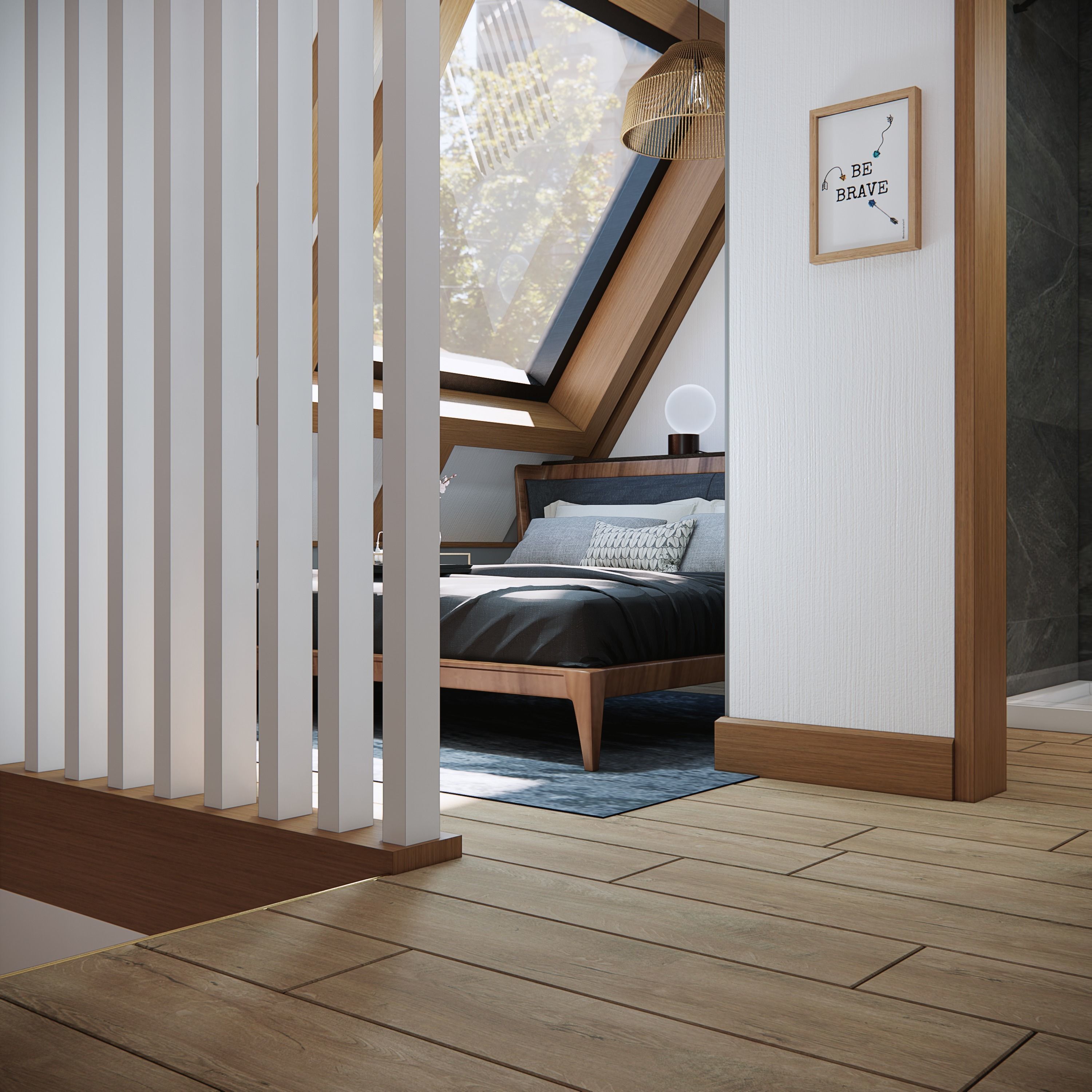 sketchup enscape render scene  Low-poly 3D model_17