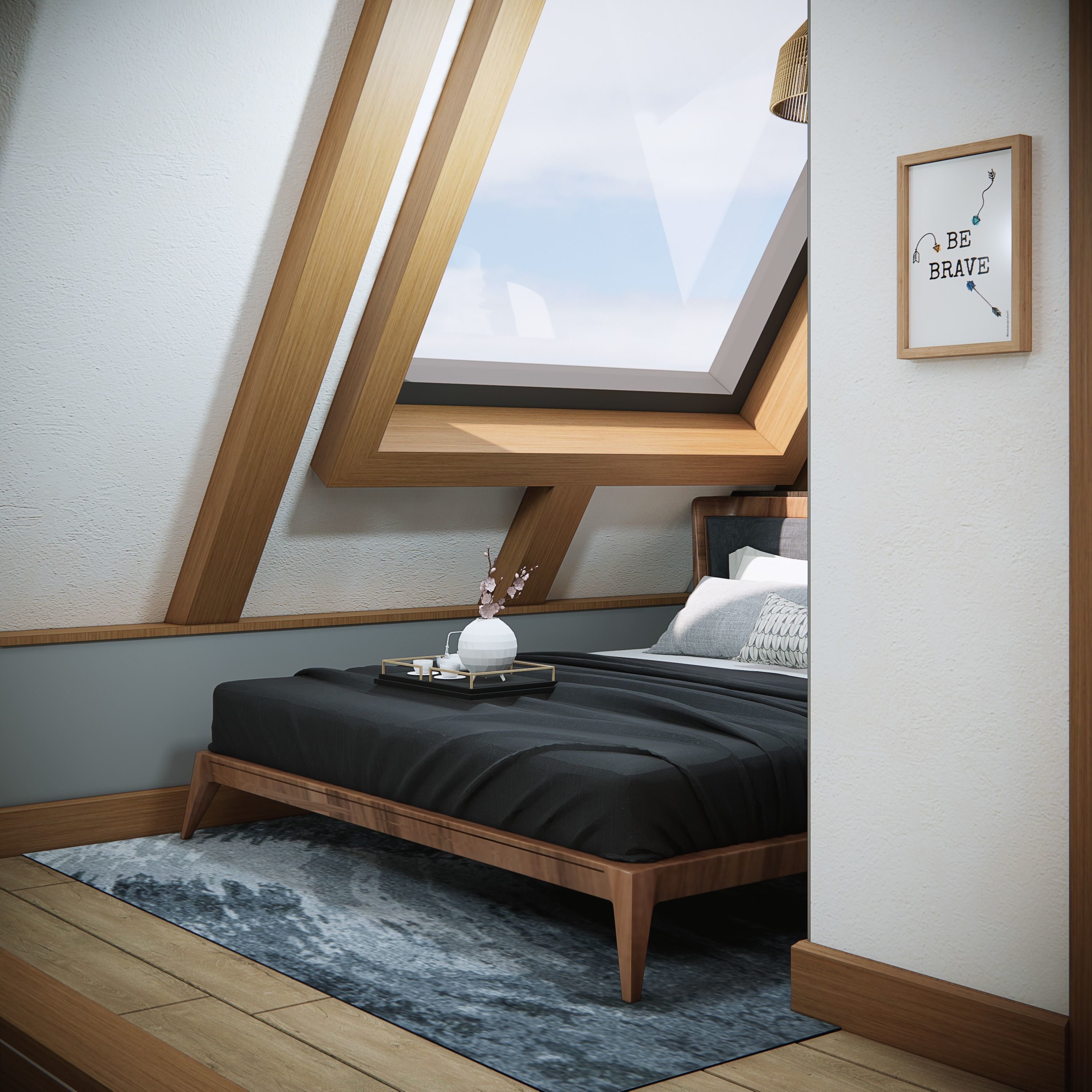 sketchup enscape render scene  Low-poly 3D model_6