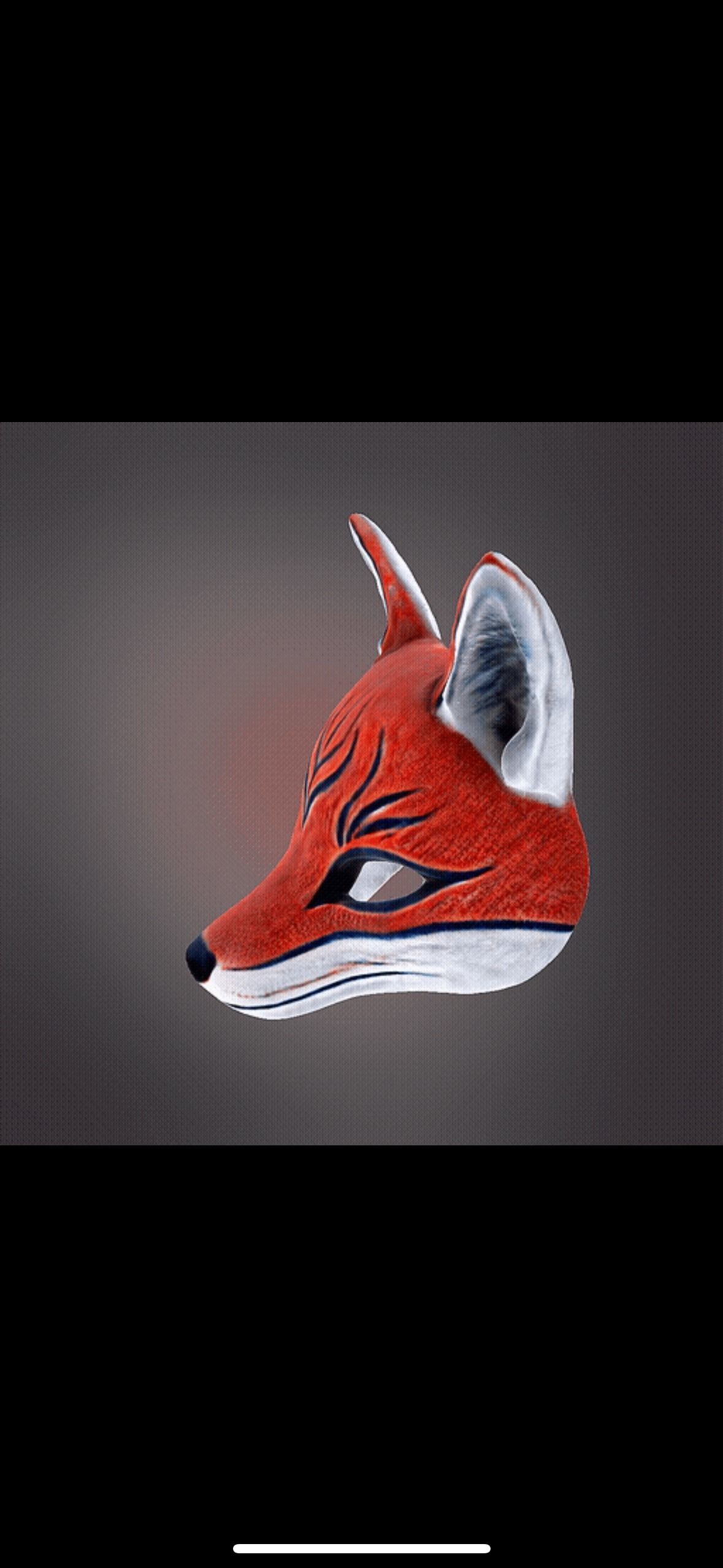 Fox Mask 3D print model_8