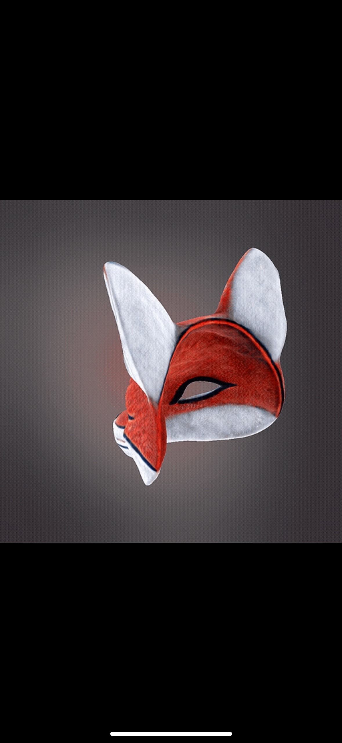 Fox Mask 3D print model_4