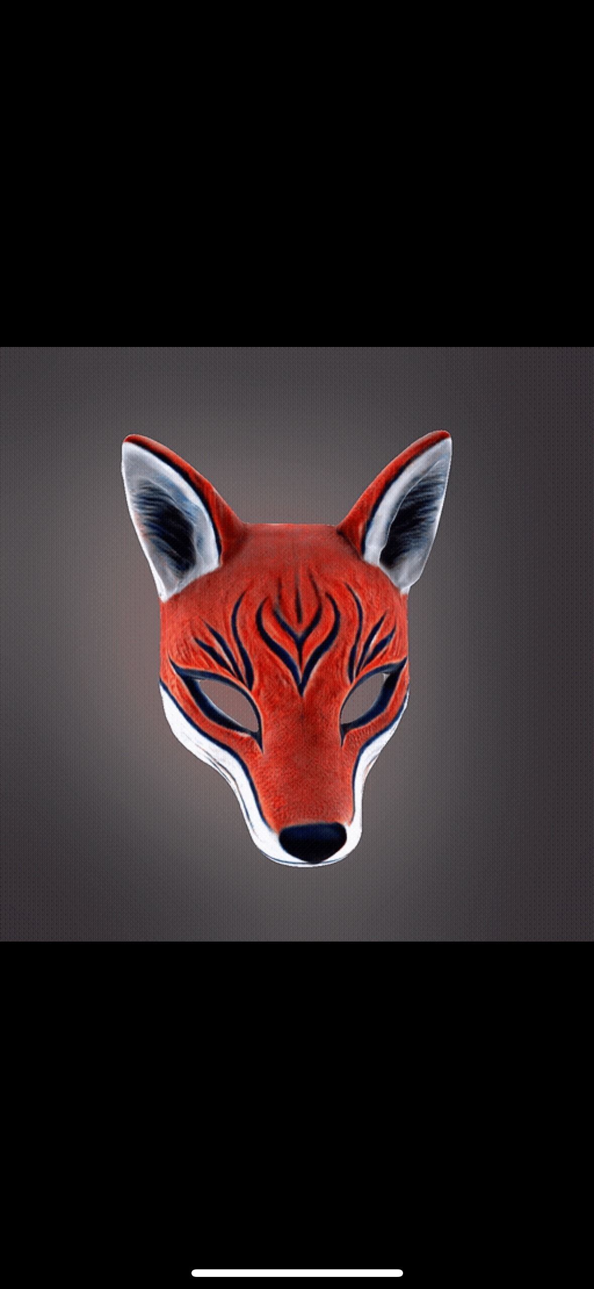 Fox Mask 3D print model_11