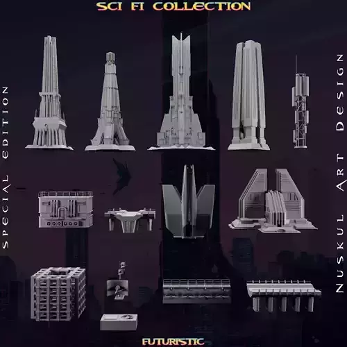 Sci- Fi Props and Builds Collection - Pack - Bundle