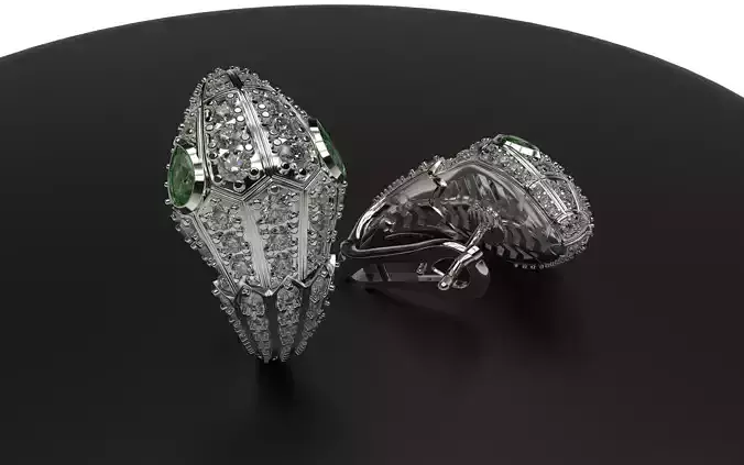 Bvlgari Serpenti Snake earring