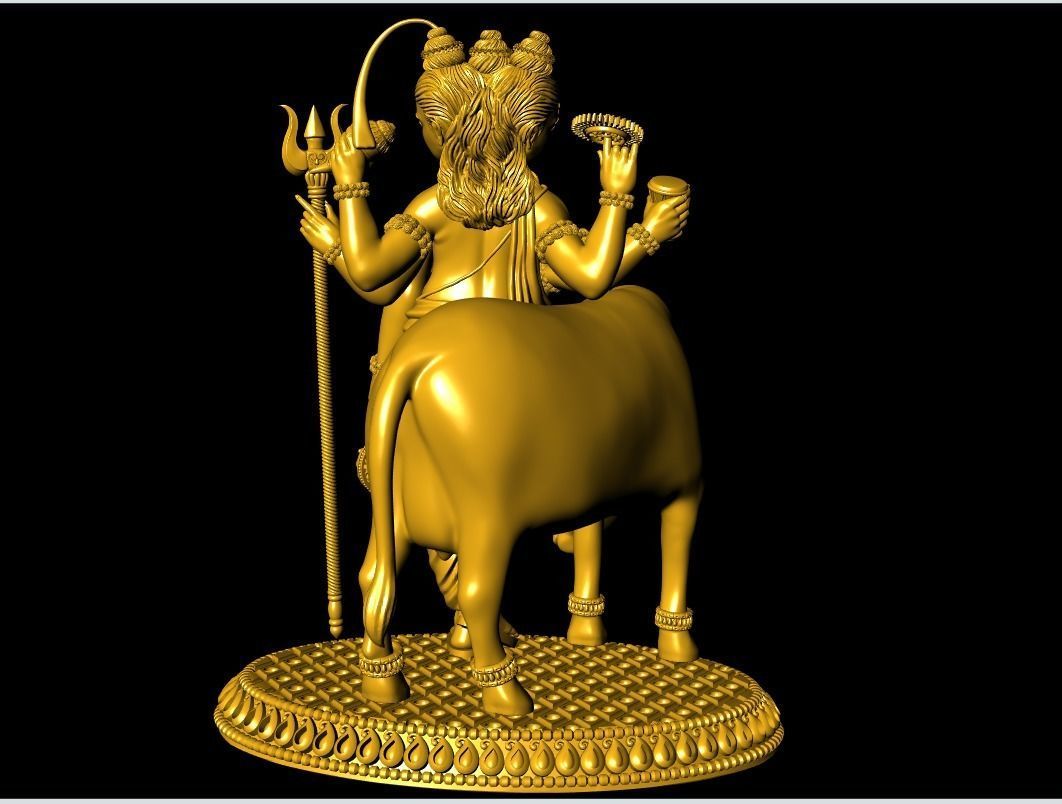 3 faced god Dattatraya Artwork-14 3D print model_10