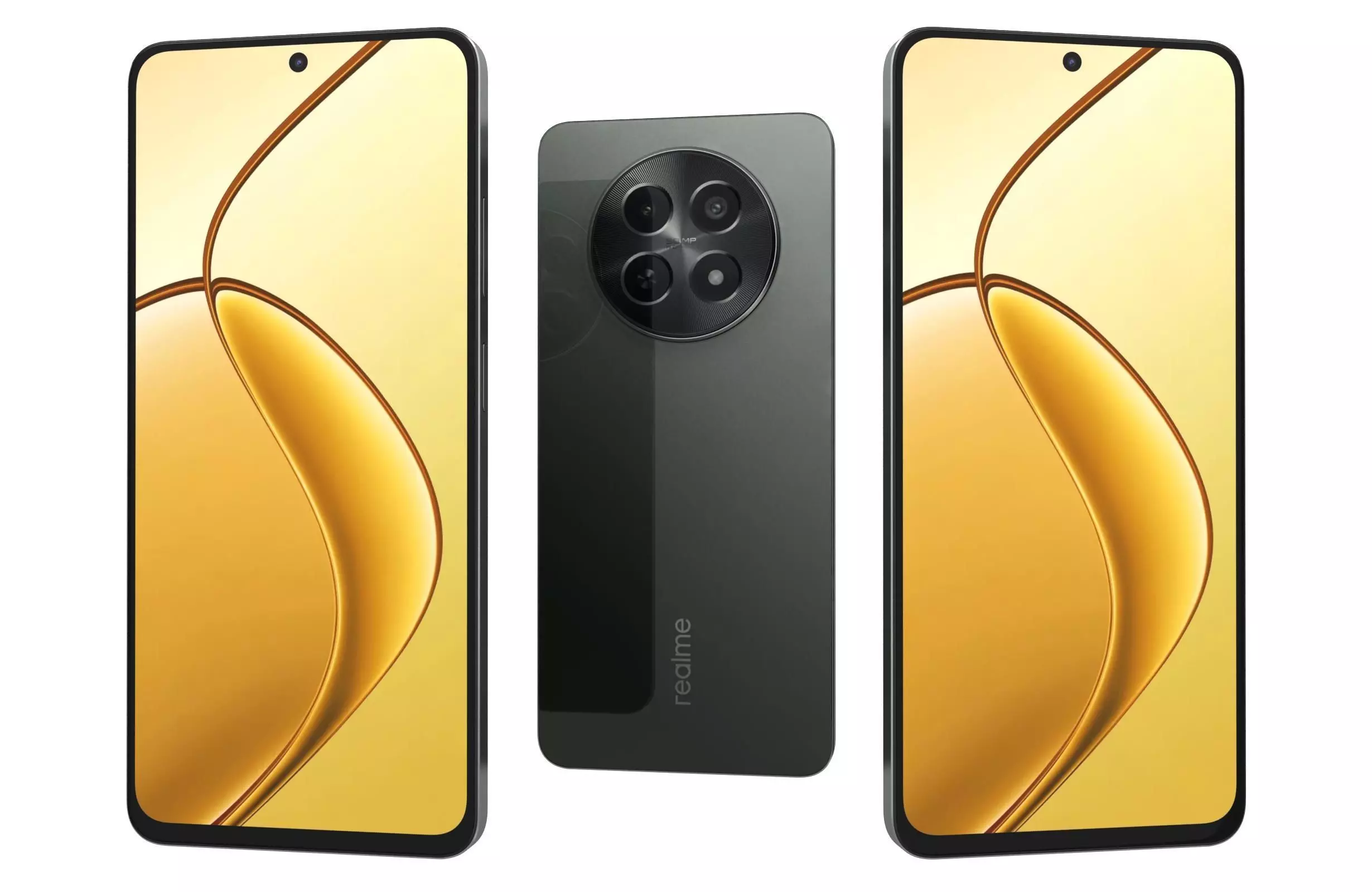Realme 12x Black 3D model