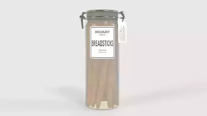 Breadsticks cgt fmcg breadsticks 004 Low-poly 3D model