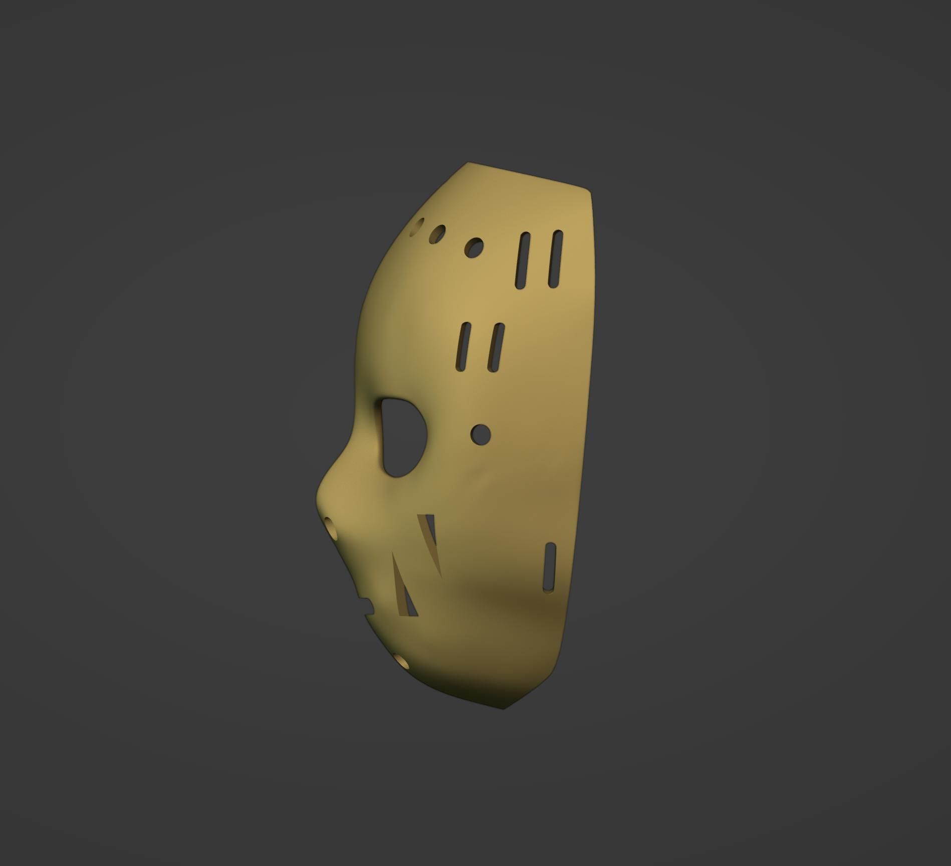 Jim Rutherford Mask Hockey 3D print model_2