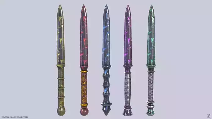 Crystal blade collection