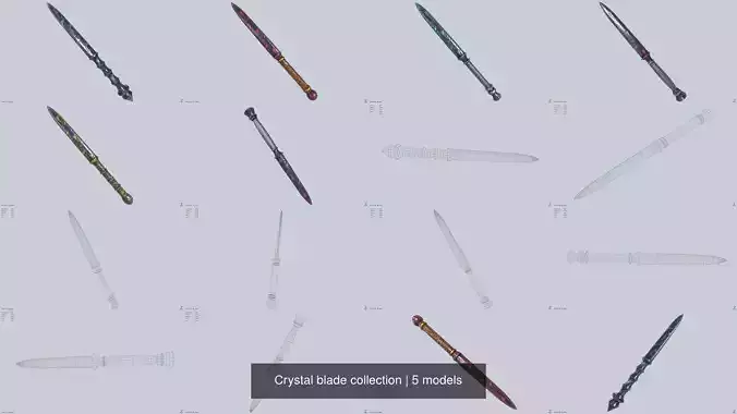 Crystal blade collection