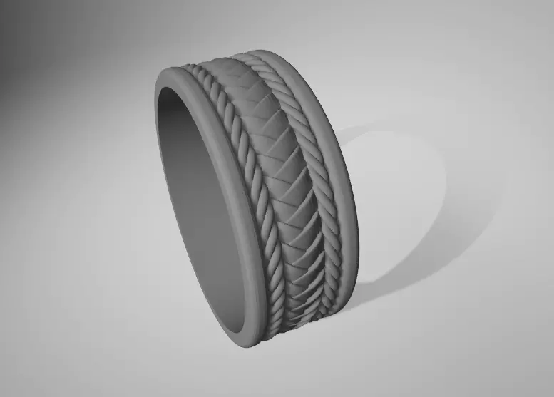 anillo lazo 3D print model_0