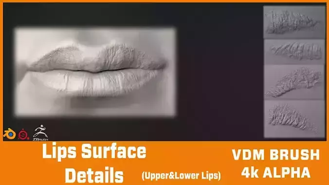 25 Surface Details Alpha For Lips