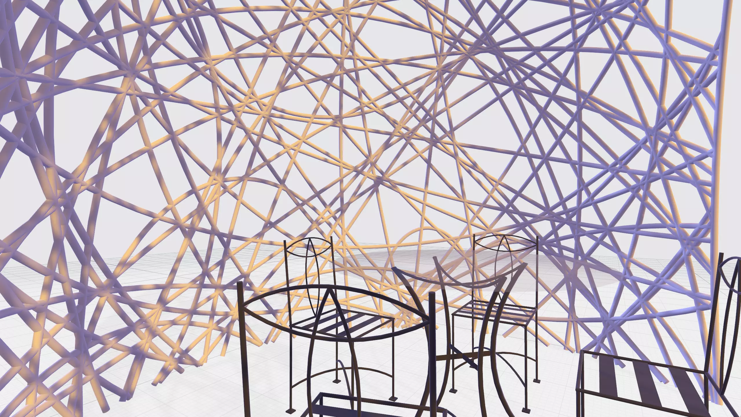 A pavilion Free 3D model