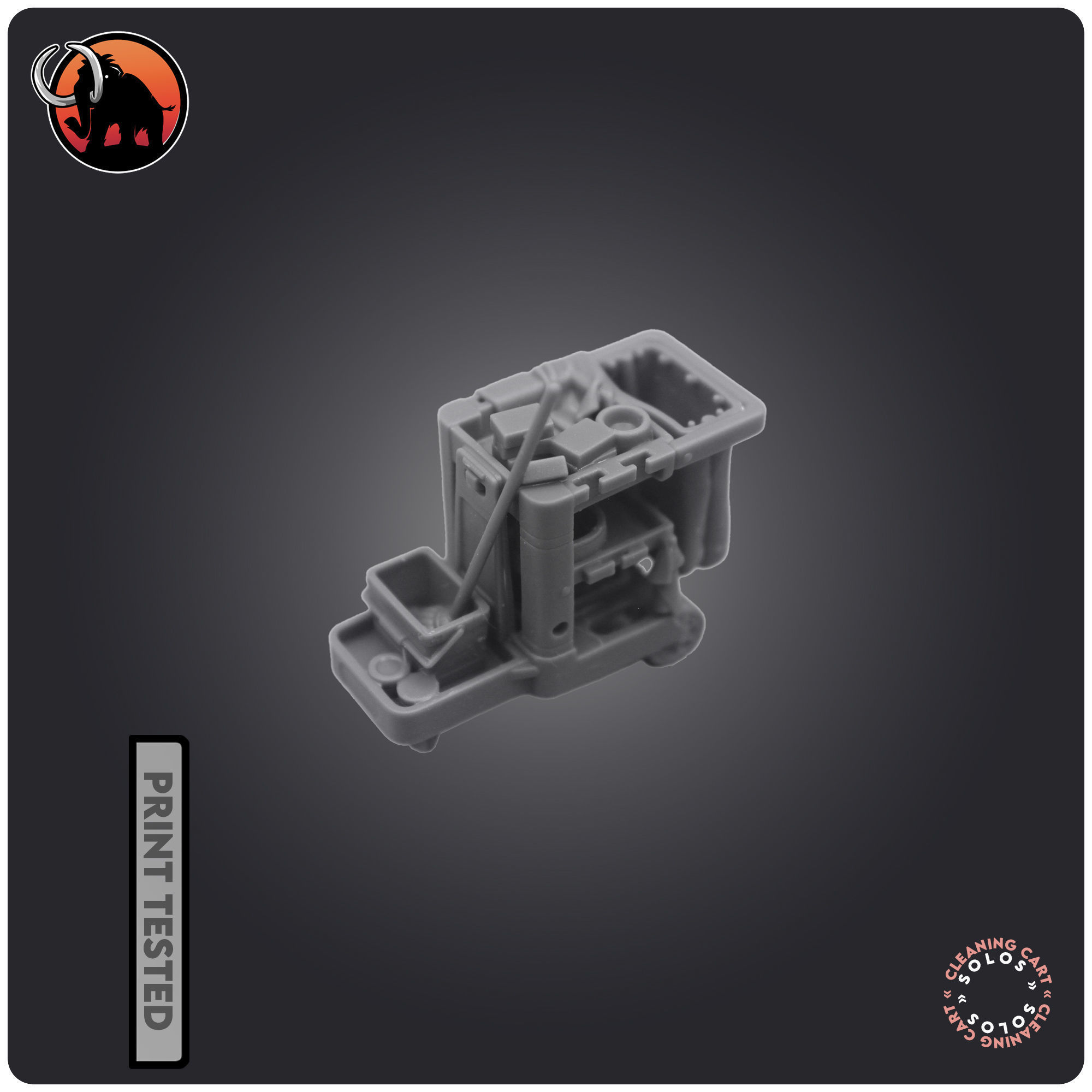 Cleaning Cart 3D print model_9