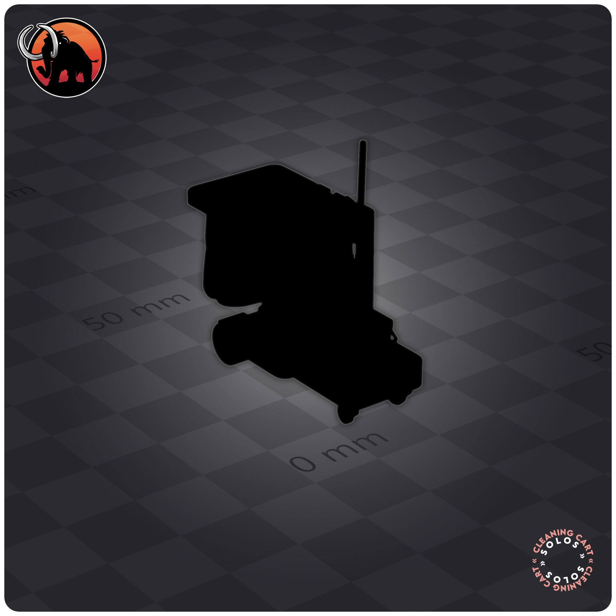 Cleaning Cart 3D print model_8