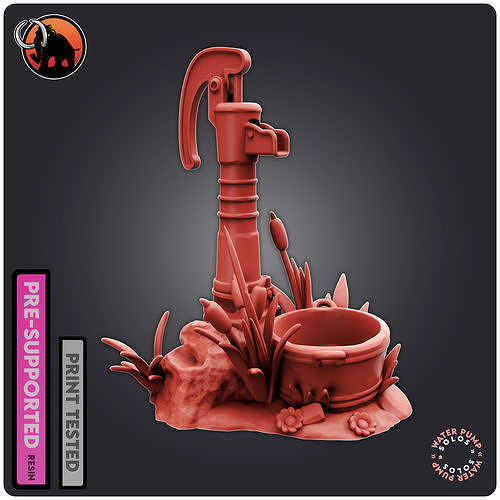 Water Pump 3D print model