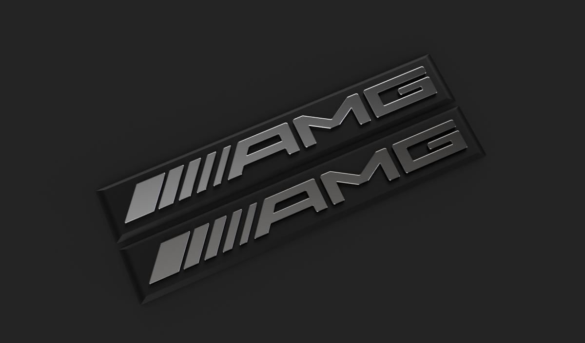 AMG logo 3D model_1