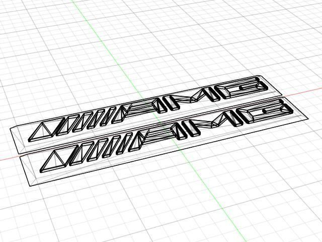AMG logo 3D model_8
