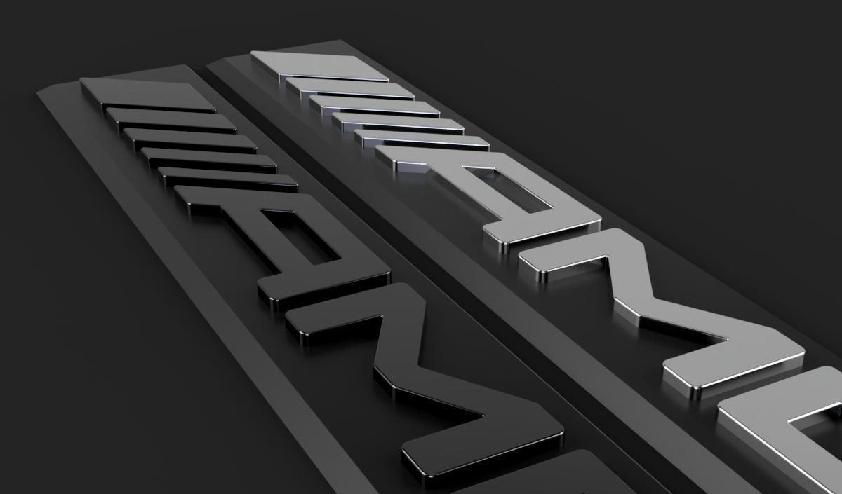 AMG logo 3D model_4