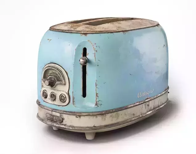 Rusted Arielo retro vintage kitchen toaster da1