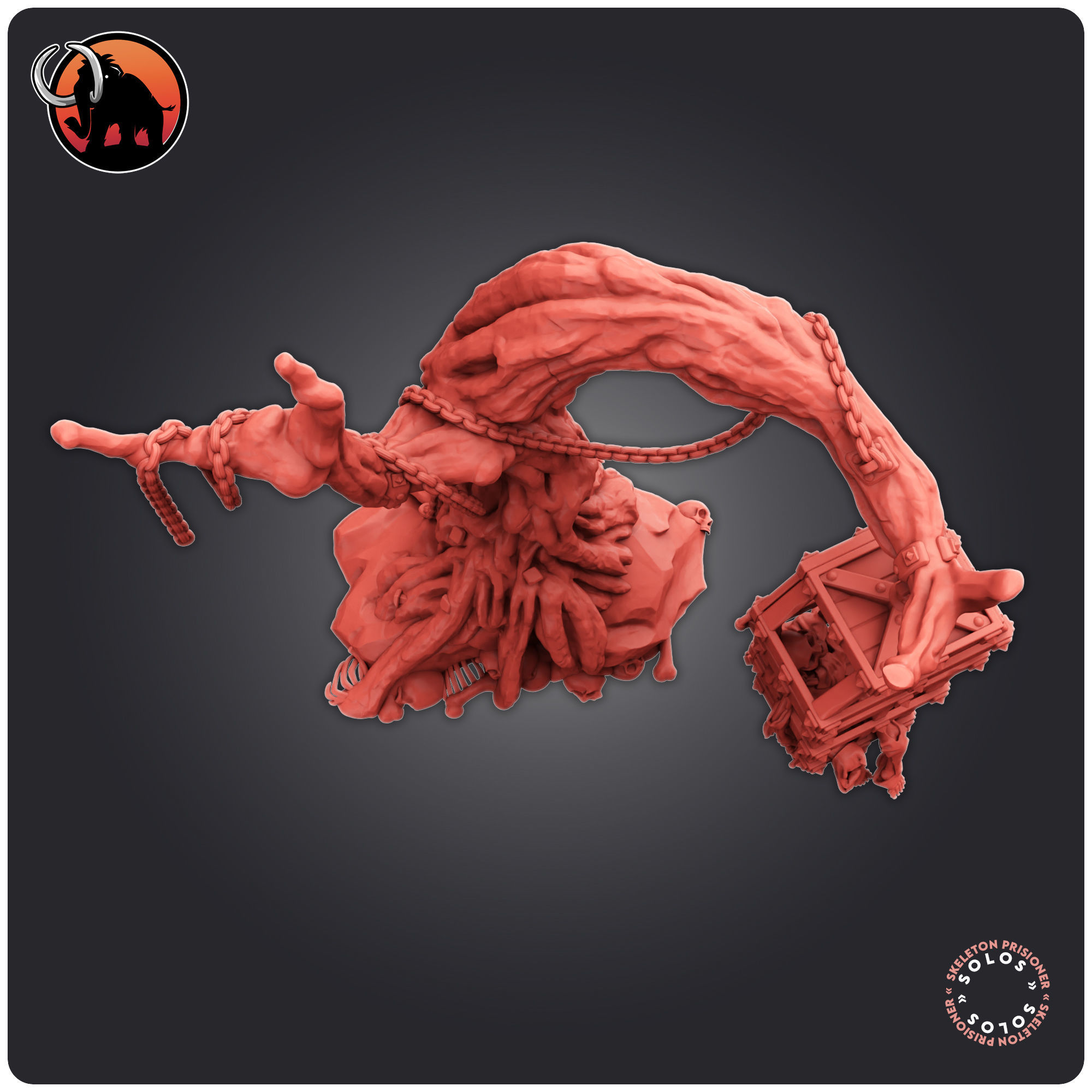 Skeleton Prisioner 3D print model_6