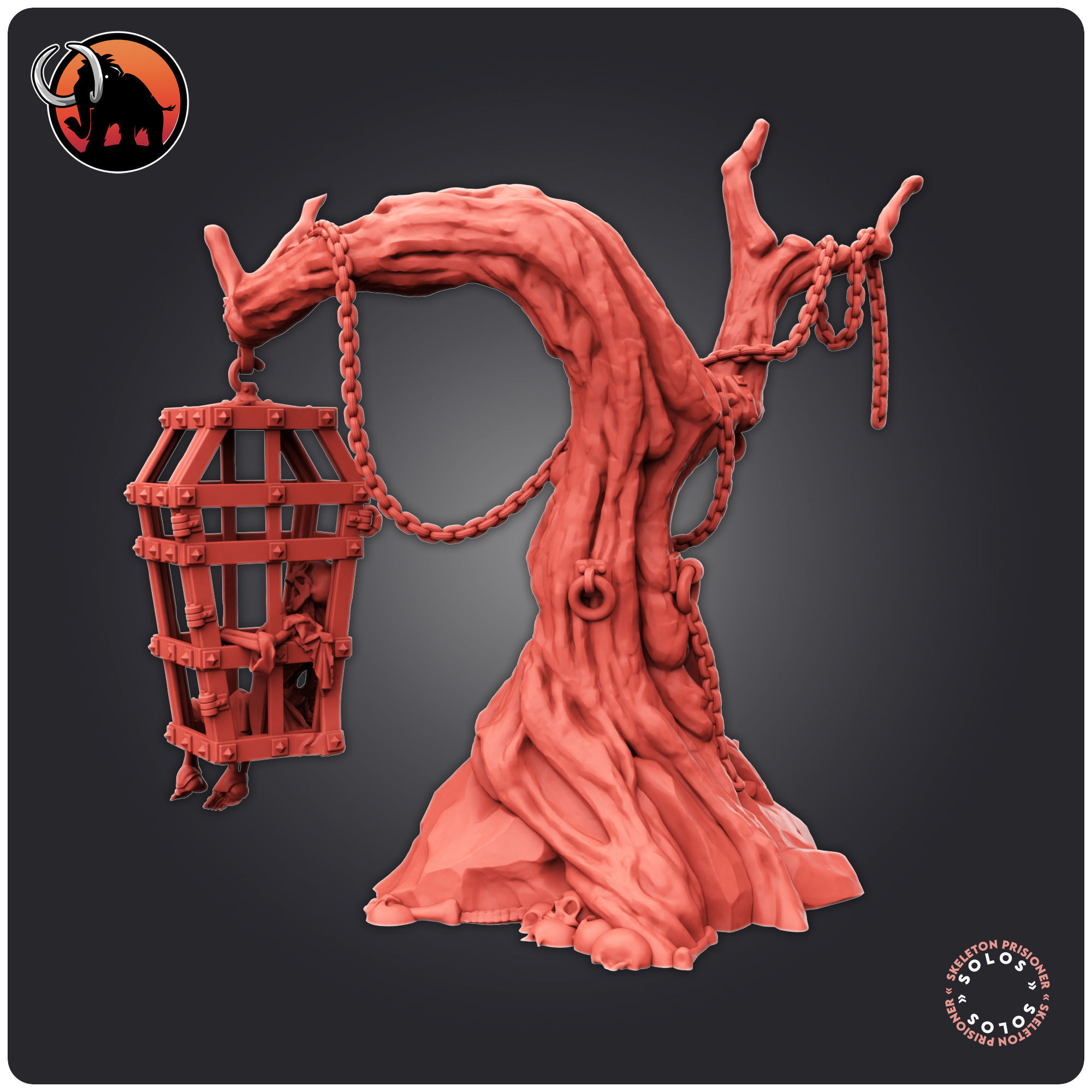 Skeleton Prisioner 3D print model_5