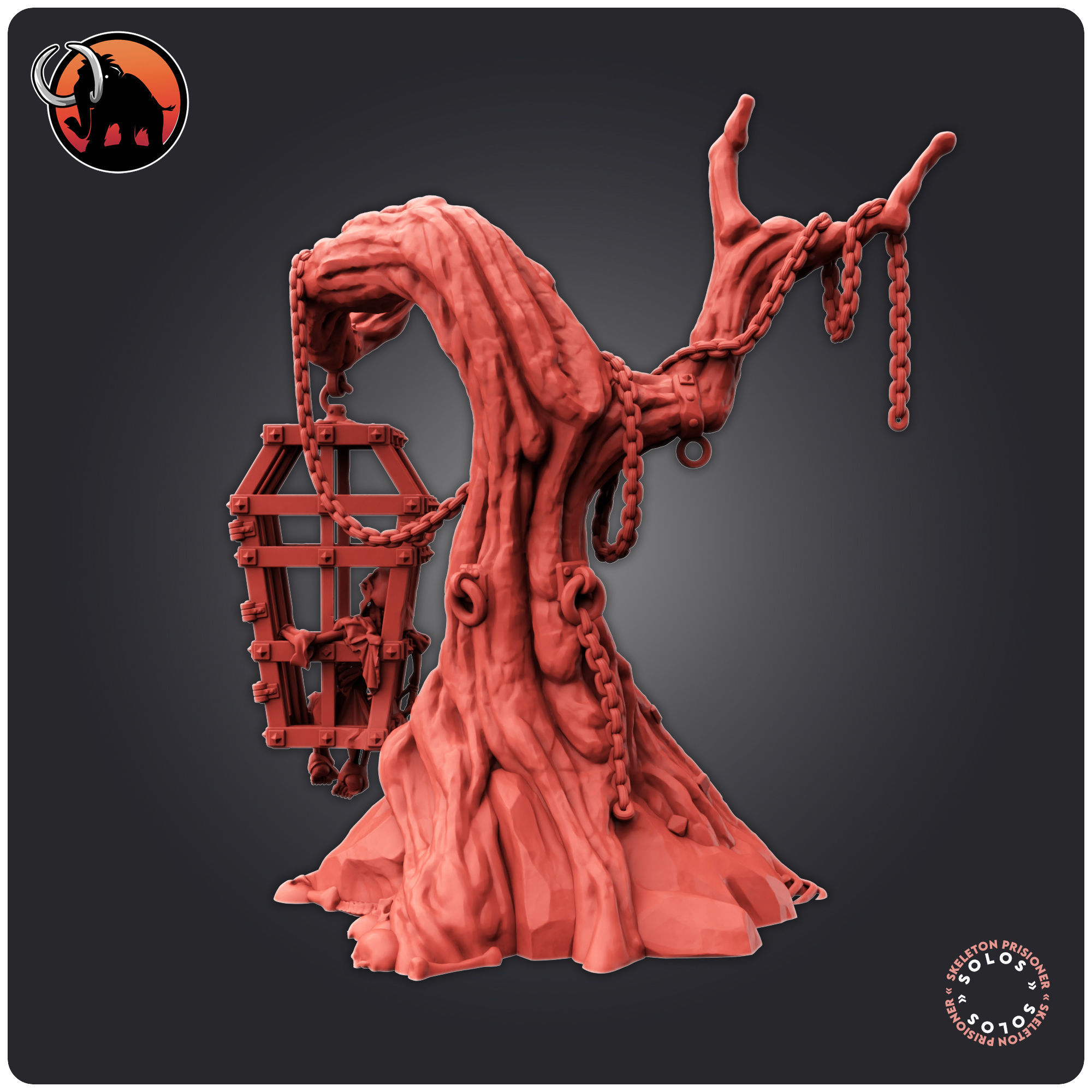Skeleton Prisioner 3D print model_4
