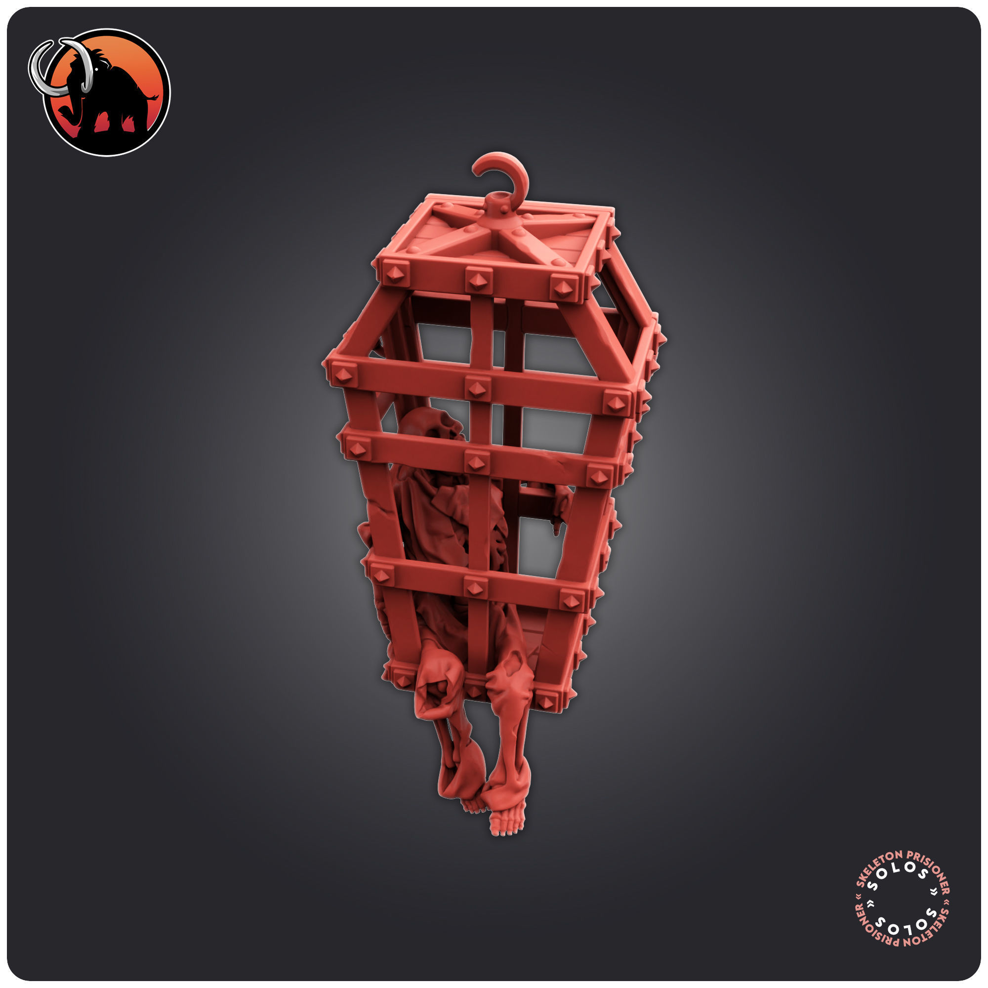 Skeleton Prisioner 3D print model_7