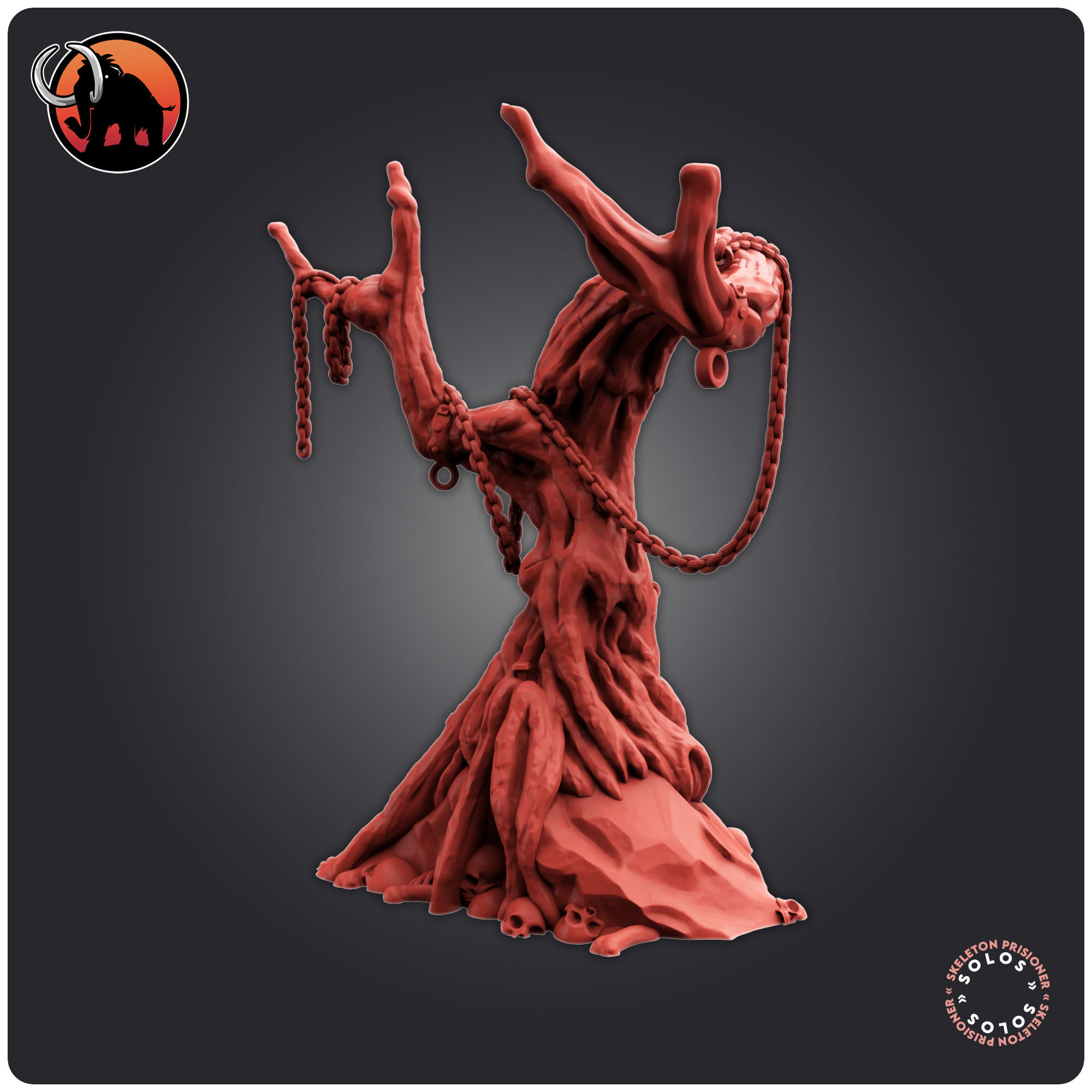 Skeleton Prisioner 3D print model_8