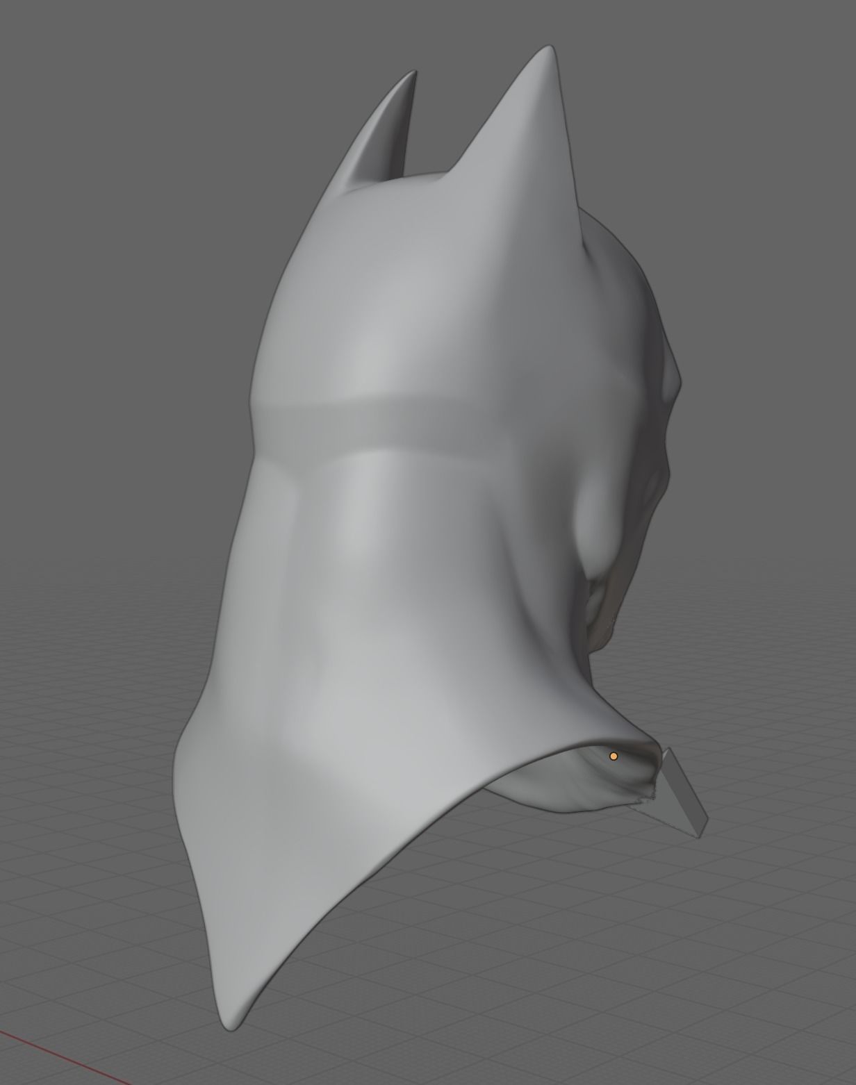 Batman Begins Head Sculpt 3D print model_2