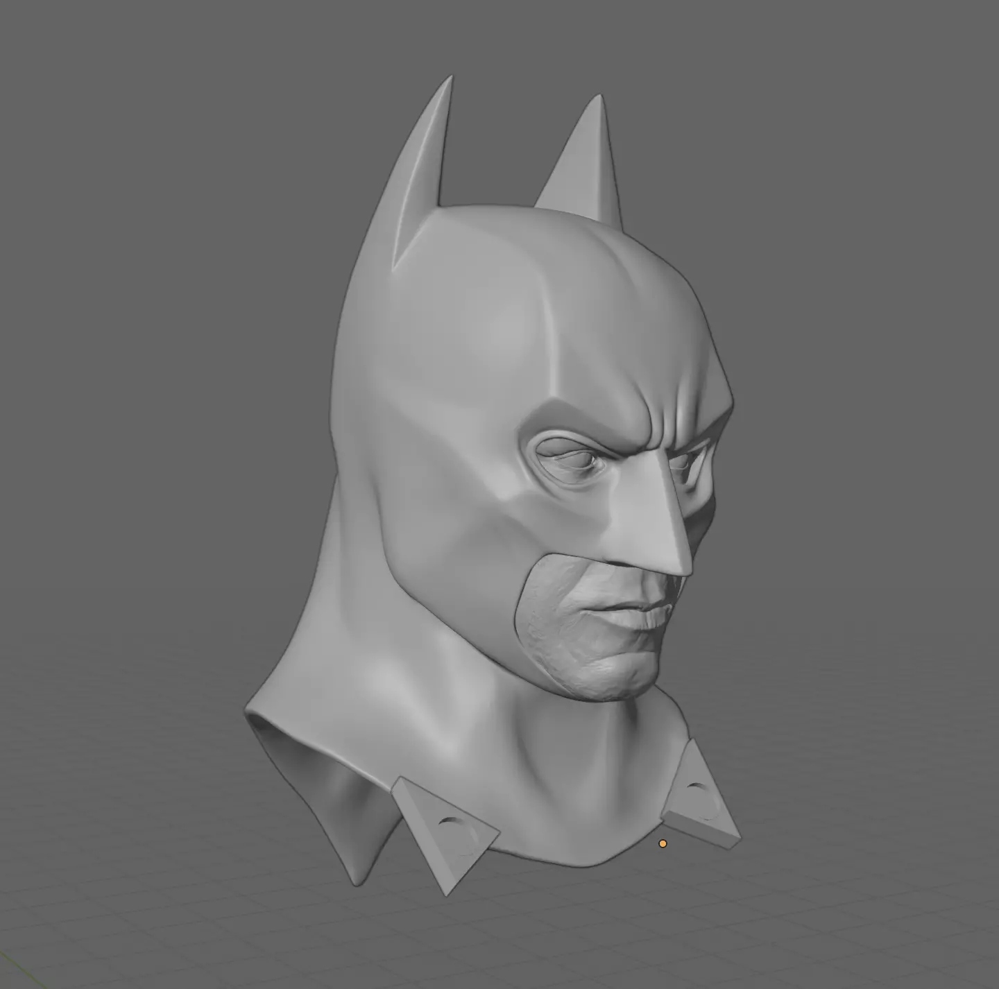 Batman Begins Head Sculpt 3D print model_0