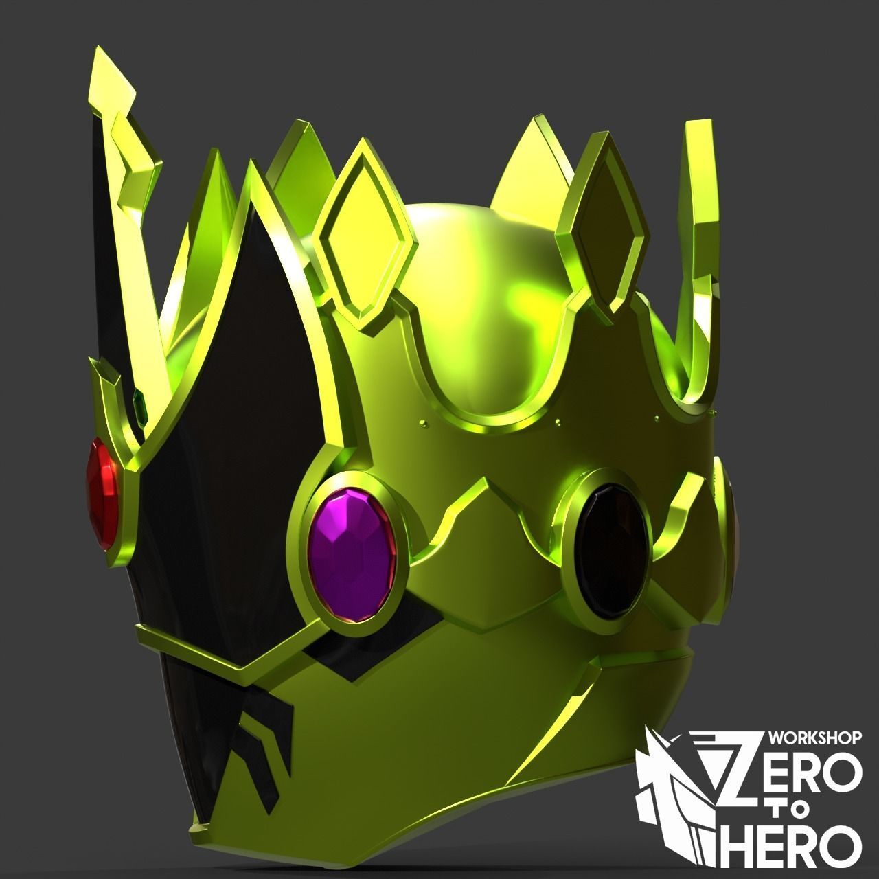 Super Sentai King - Ohger King Kuwagata Helmet 3D print model_1