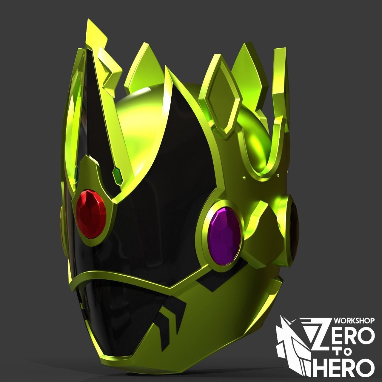 Super Sentai King - Ohger King Kuwagata Helmet 3D print model_2