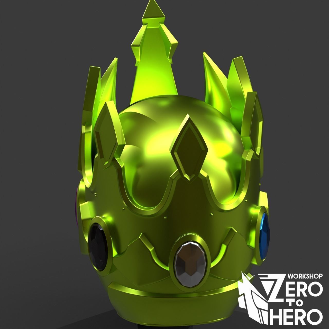 Super Sentai King - Ohger King Kuwagata Helmet 3D print model_4