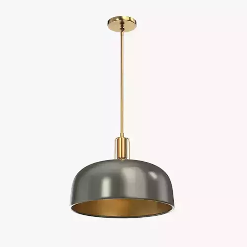 Dekum Metal Dome Pendant PBR