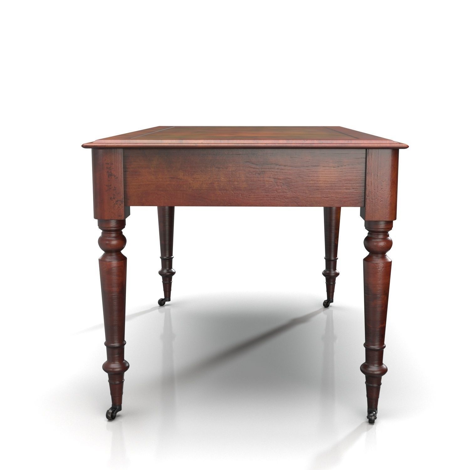 English Partner Writing Desk PBR 3D model_1