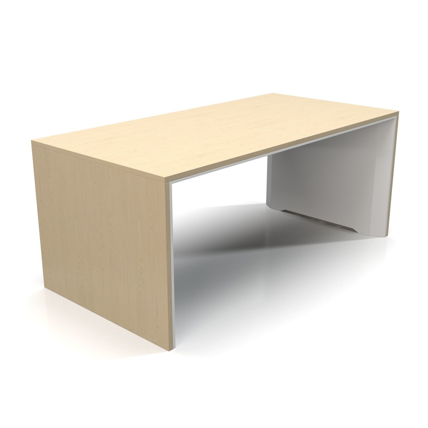 Headway Standing Height Communal Table PBR 3D model_2