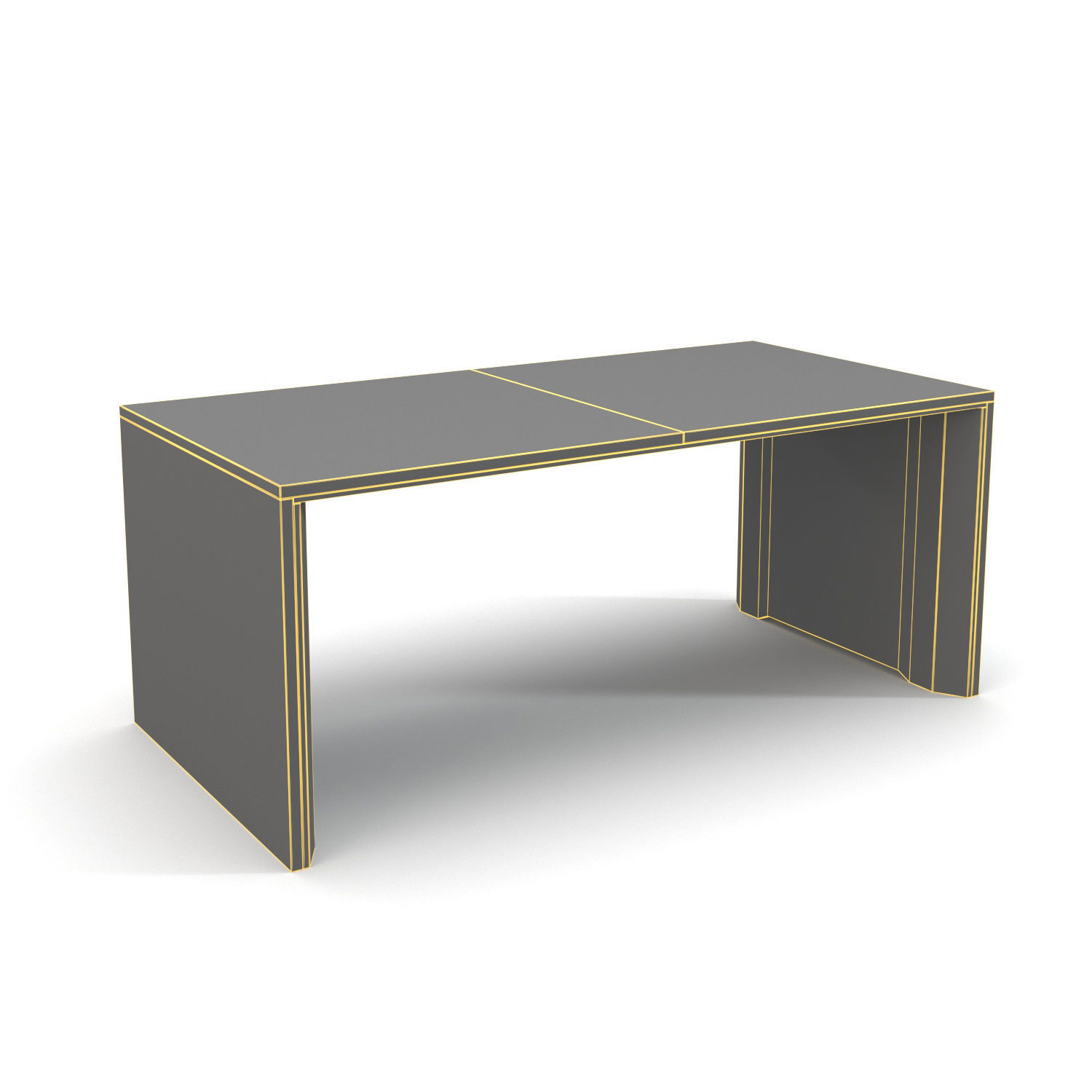 Headway Standing Height Communal Table PBR 3D model_5