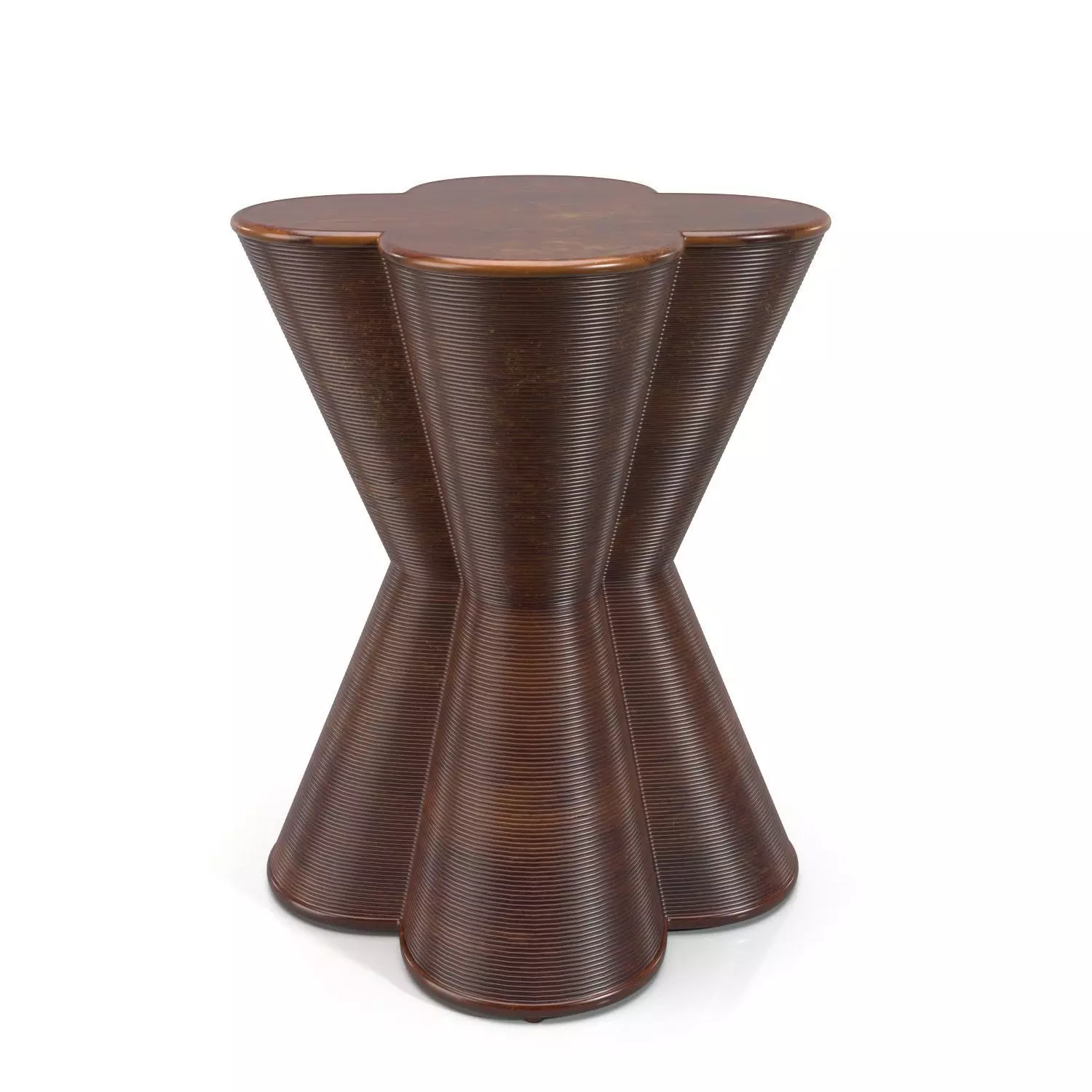 Italia End Table Brown PBR 3D model_0