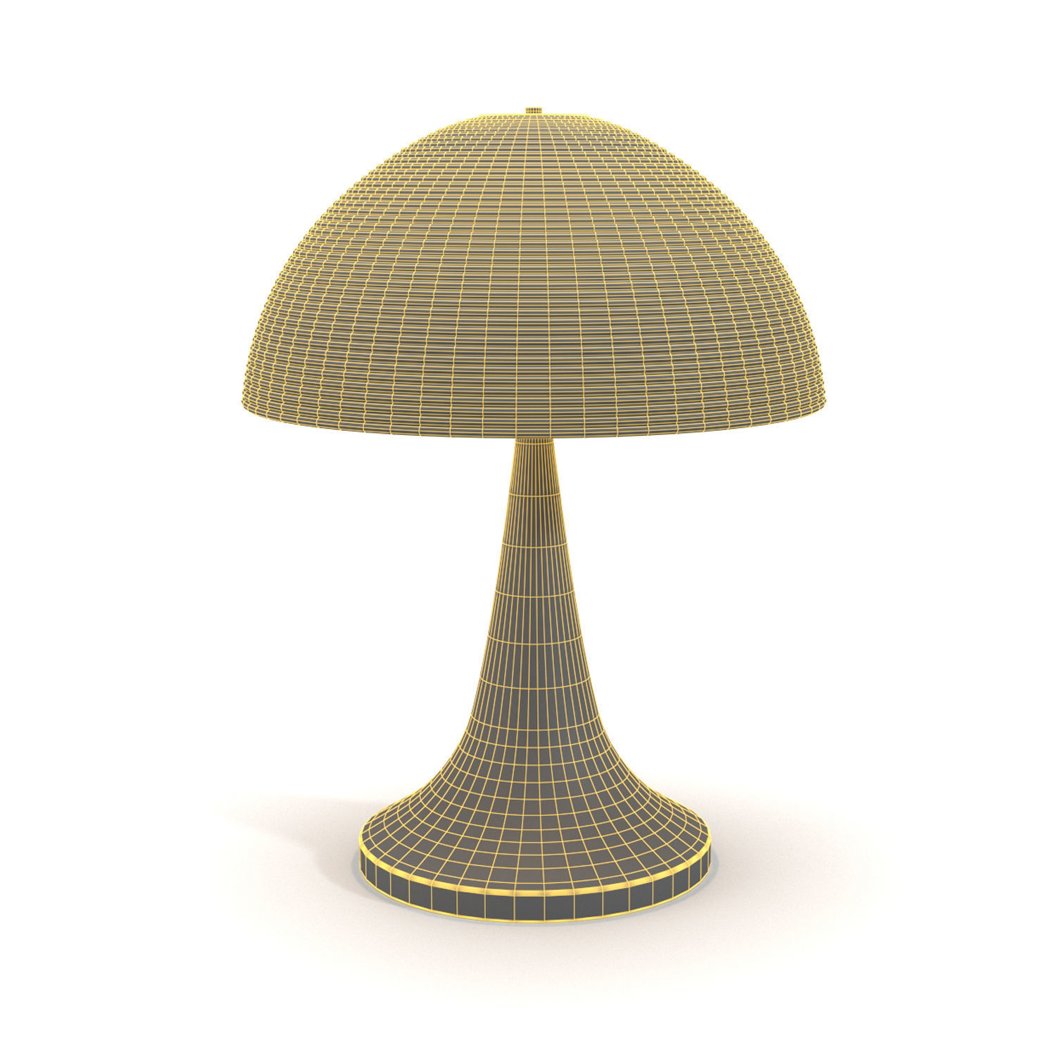 Large Bamboo Table Lamp 3D model_5