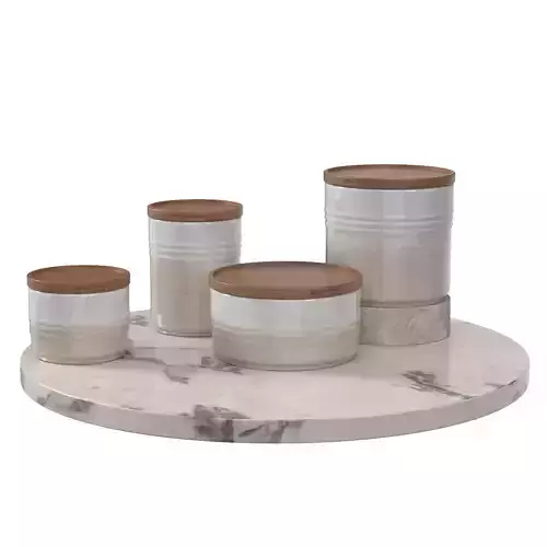 Le Creuset Storage Jar Medium Meringue PBR