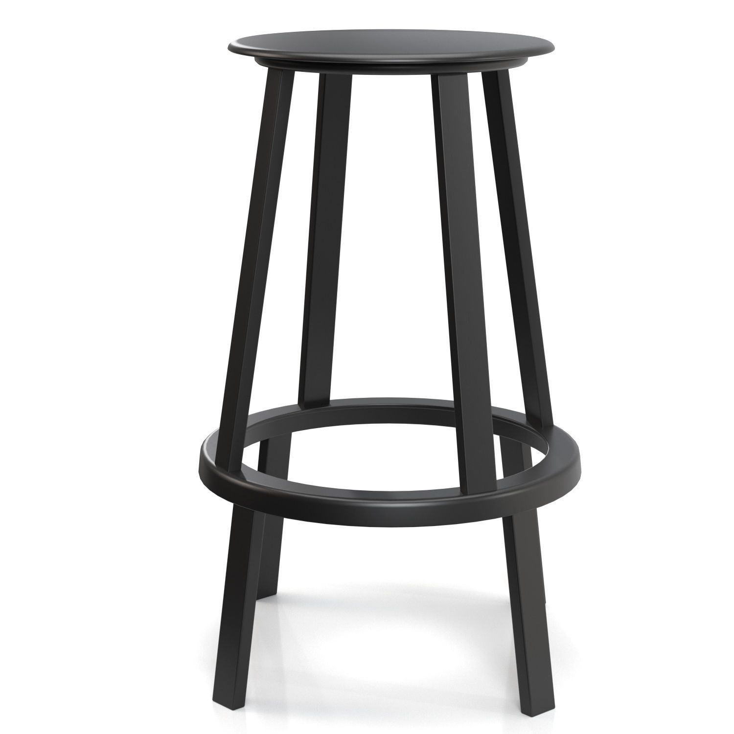 Revolver Bar Stool PBR 3D model_4