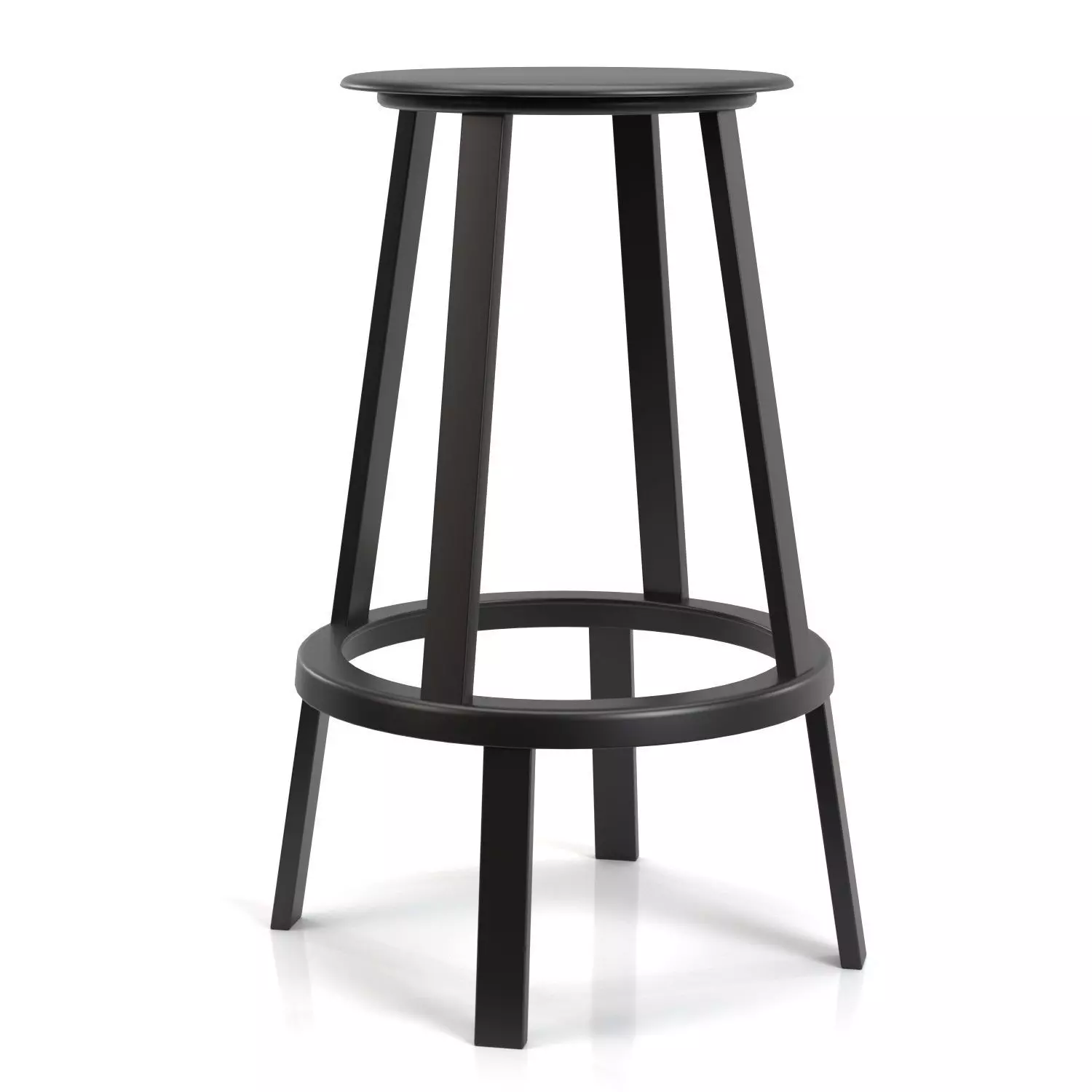 Revolver Bar Stool PBR 3D model_0