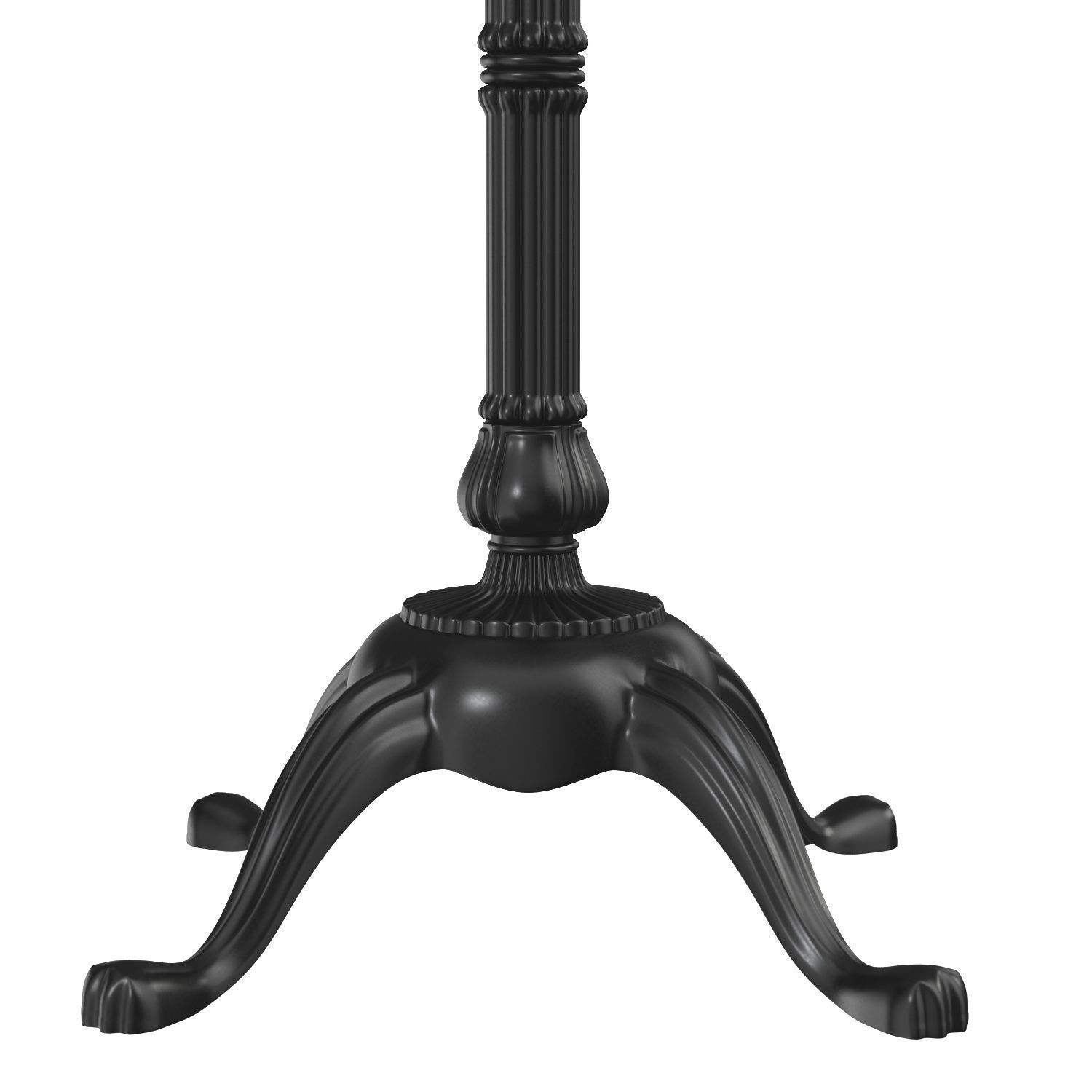 Round Pedestal Dining Table PBR 3D model_3