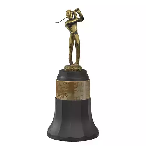 Vintage Golf Trophy PBR