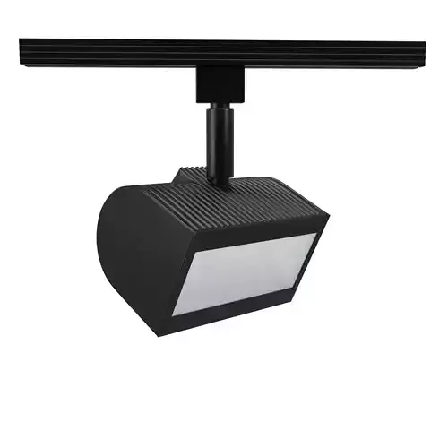 Wall Wash Black LED Track Light PBR